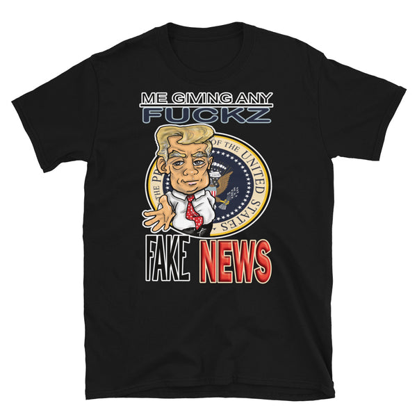 Short-Sleeve Unisex T-Shirt/Trump- Fake News