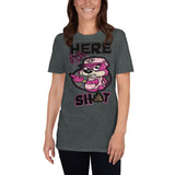 Short-Sleeve Unisex T-Shirt/Here 4da Shit/Pink