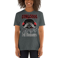 Short-Sleeve Unisex T-Shirt/Conscious Minds/Red/Full Disclosure