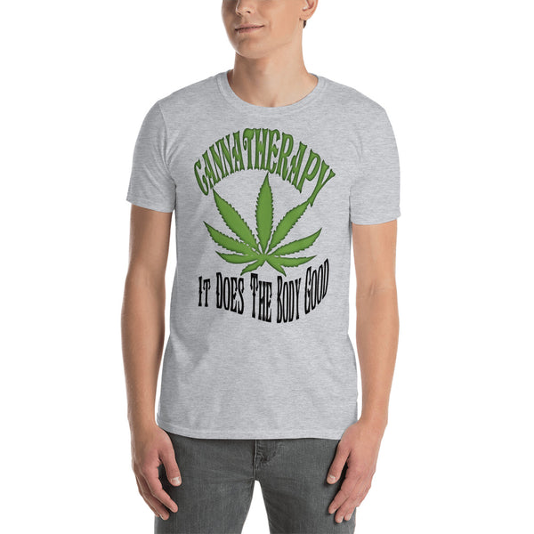 Short-Sleeve Unisex T-Shirt/Cannatherapy-It Does The Body Good