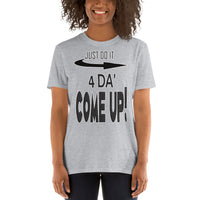 Short-Sleeve Unisex T-Shirt/4da Come Up/Black