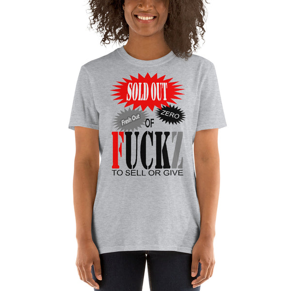 Short-Sleeve Unisex T-Shirt/Sold Out/Grey