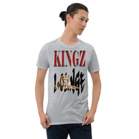 Short-Sleeve Unisex T-Shirt/Kingz Lounge Red