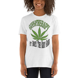 Short-Sleeve Unisex T-Shirt/Cannatherapy-It Does The Body Good