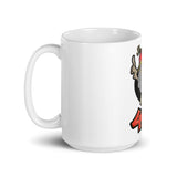 White glossy mug/Furry Fan/49ers